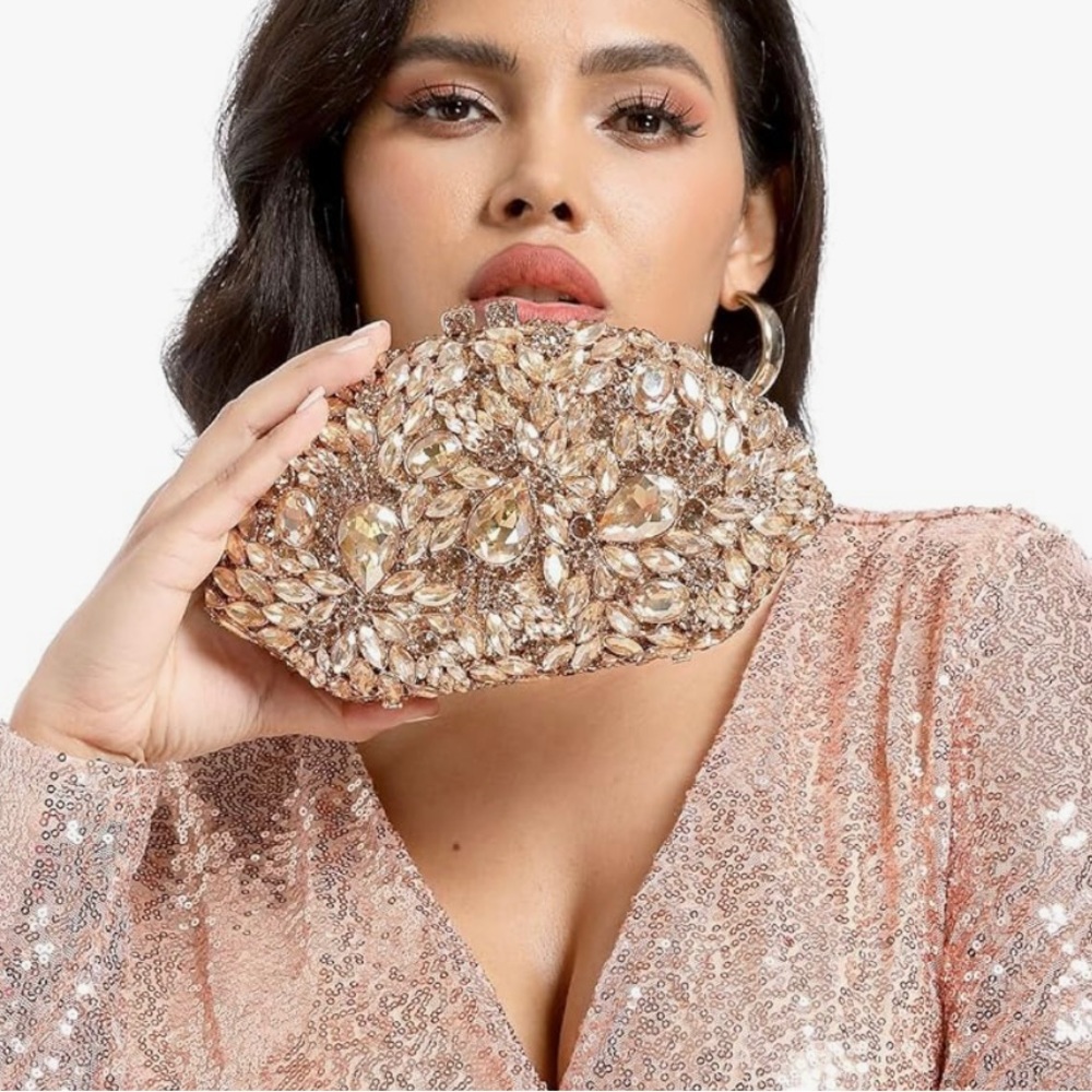 Crystal Clutch Purse